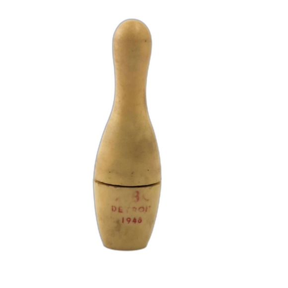 Antique KEM Bowling Pin Lighter Collectible Detroit (doesn't work)1930s - Picture 1 of 6